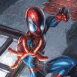 Spider-Man en posture de combat