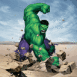 Hulk frappe le  sol