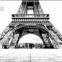 Renaissance-Tour Eiffel en noir et blanc