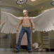 Angel d�ployant ses ailes