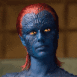 Mystique levant les yeux au ciel