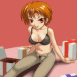 Fille en soutien-gorge