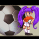 Joueuse de foot