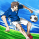 Footballeur en action
