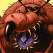 T�te de dragon poilu