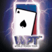 Carte de pique "WPT" dans un �clair