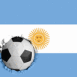 Argentine: Drapeau et ballon encastr�