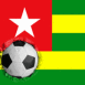 Togo: Drapeau et ballon encastr�