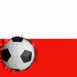 Pologne: Drapeau et ballon encastr�