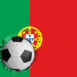 Portugal: Drapeau et ballon encastr�