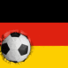 Allemagne: Drapeau et ballon encastr�