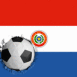Paraguay: Drapeau et ballon encastr�