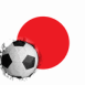 Japon: Drapeau et ballon encastr�