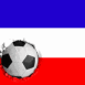 Serbie-Mont�n�gro: Drapeau et ballon encastr�
