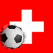 Suisse: Drapeau et ballon encastr�