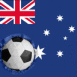 Australie: Drapeau et ballon encastr�