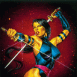Psylocke sortant ses sabres