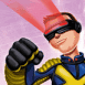Cyclope ouvrant son viseur laser