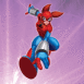 Spidey-Girl en plein saut