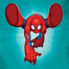 Spidey les jambes en avant