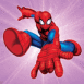 Spidey tendant le bras