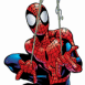 Spider-Man lan�ant sa toile vers le ciel