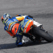 Honda Repsol GP sur circuit, de dos