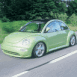 Volkwagen New Beetle tuning, vue de 3/4 avant