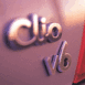 Arri�re de Clio V6, zoom sur le logo