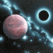 Plan�te rouge et eclipse de soleil
