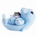 Hamster et jouets dauphins