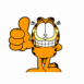 Garfield fait un signe du pouce