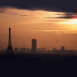 Paris Tours Eiffel et Montparnasse, cr�puscule