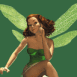 Pin-up f�e verte