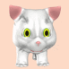 Chaton blanc