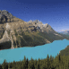 Montagne, lac et for�t de sapins