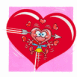 Mr Coeur transperc� par fl�che