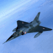 Avion de combat dans les airs