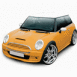 Rover Mini jaune