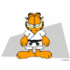 Garfield ceinture noire de karat�