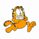 Garfield court apr�s de la nourriture