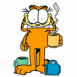 Garfield a trop bu de caf�
