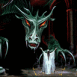 Dragon face � un sorcier
