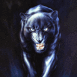Panth�re mena�ante de face