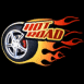 Roue enflamm�e "Hot road"