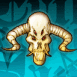 Cr�ne de bouc satanique