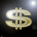 Symbole "Dollar" en diamant