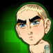 Eminem torse nu en gros plan