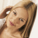 Femme blonde avec d�collet�