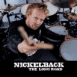Nickelback, le batteur devant sa batterie